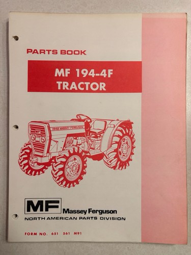 Massey ferguson tractor 194 - massey, 194-4f